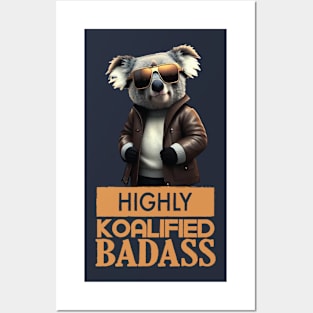 Just a Highly Koalified Badass Koala 2 Posters and Art